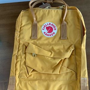 Fjallraven Kanken Yellow New